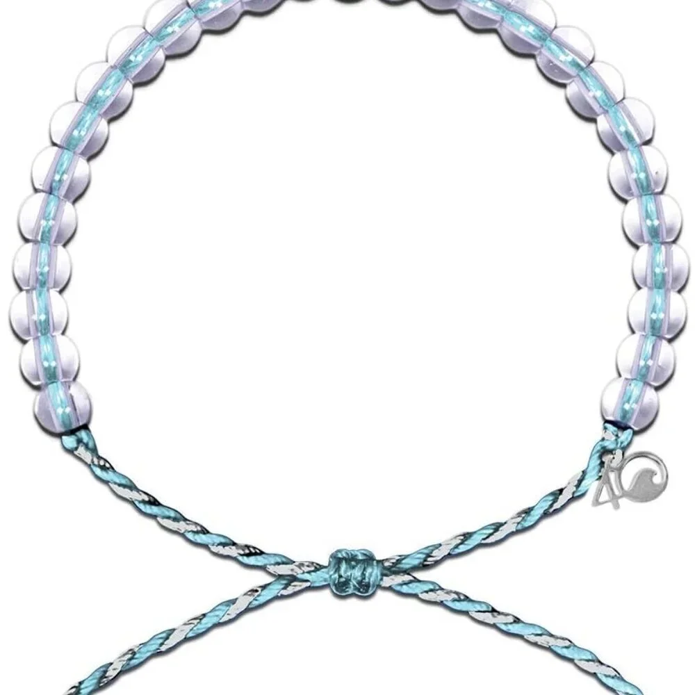 Beaded Ocean Plastic Bracelet Handcrafted Recycled Marine Conservation Unisex